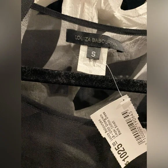 Louiza Babouryan Sheer Chiffon Dress - Picture 3 of 4